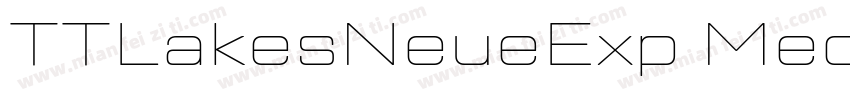 TTLakesNeueExp Medium字体转换
